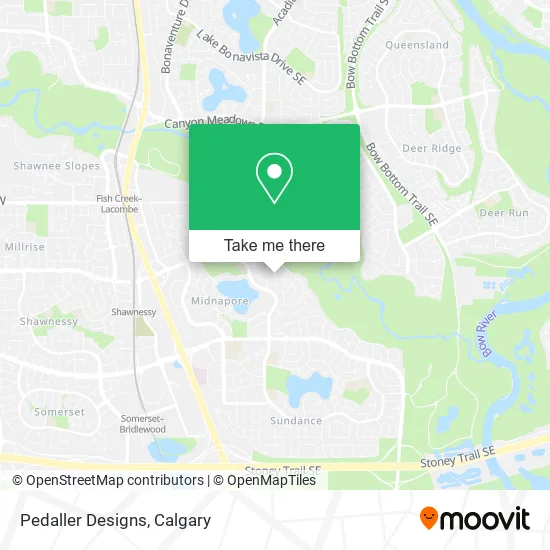 Pedaller Designs map
