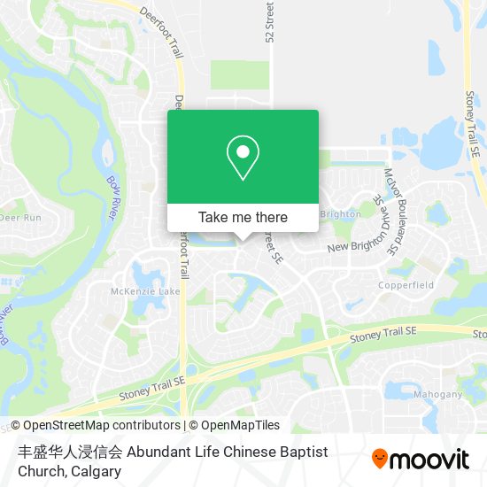 丰盛华人浸信会 Abundant Life Chinese Baptist Church plan