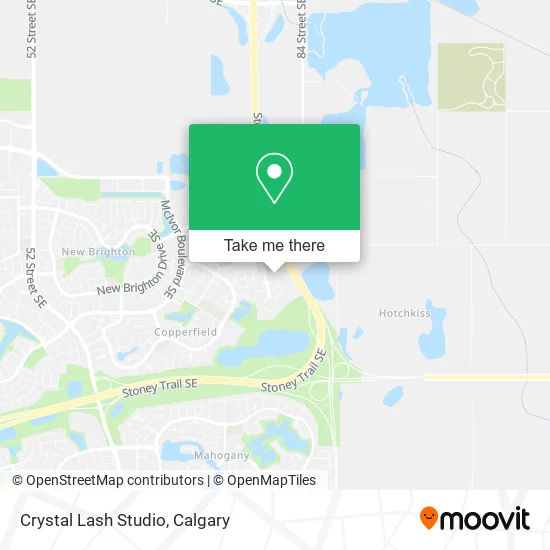 Crystal Lash Studio map
