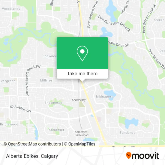 Alberta Ebikes map