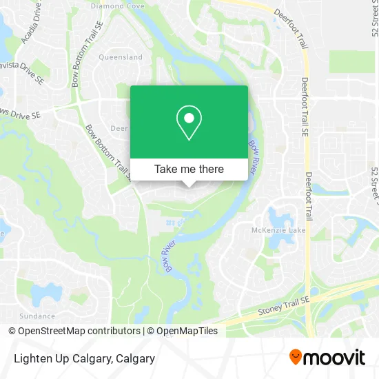 Lighten Up Calgary map
