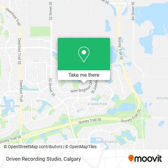Driven Recording Studio map