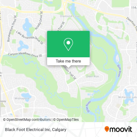 Black Foot Electrical Inc map