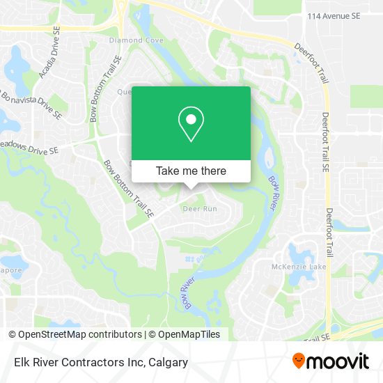 Elk River Contractors Inc map