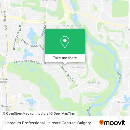 Ultracuts Professional Haircare Centres map