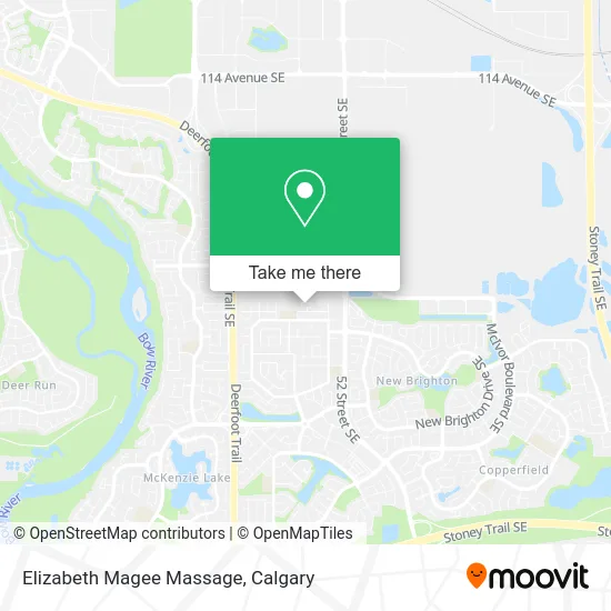 Elizabeth Magee Massage map