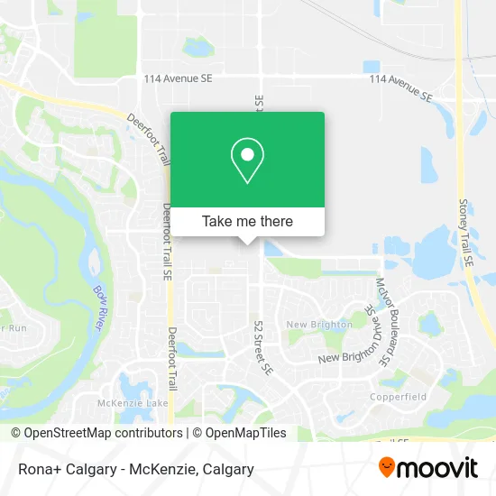 Rona+ Calgary - McKenzie map