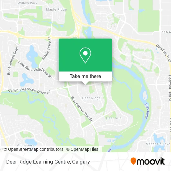Deer Ridge Learning Centre map