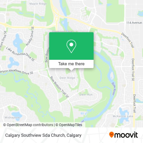 Calgary Southview Sda Church map