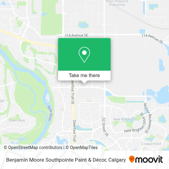 Benjamin Moore Southpointe Paint & Décor map