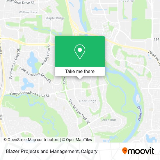 Blazer Projects and Management map