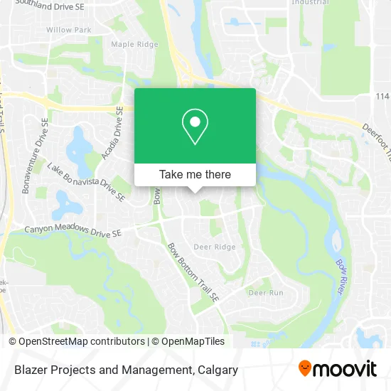 Blazer Projects and Management map