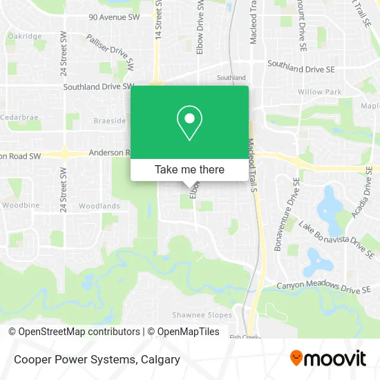 Cooper Power Systems map