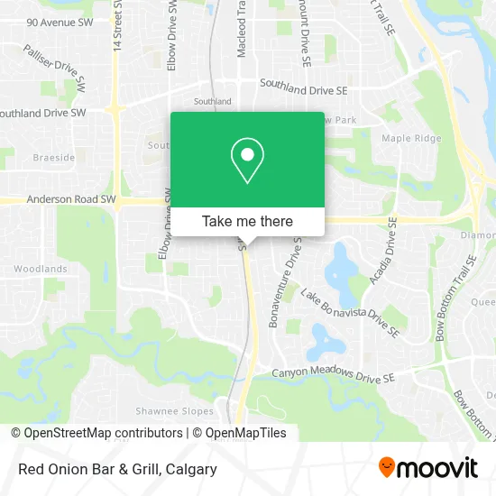 Red Onion Bar & Grill map