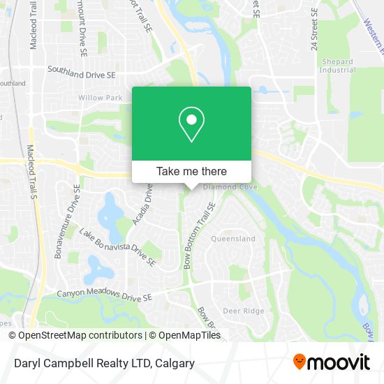 Daryl Campbell Realty LTD map