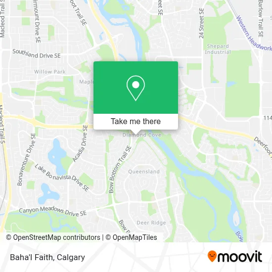 Baha'I Faith map