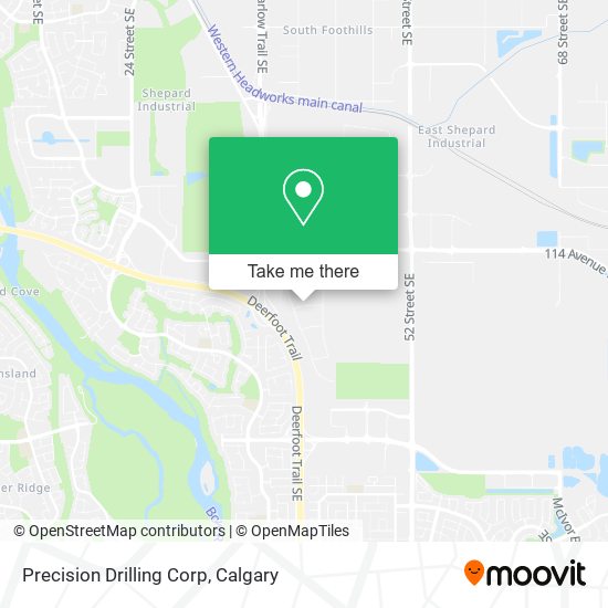 Precision Drilling Corp map