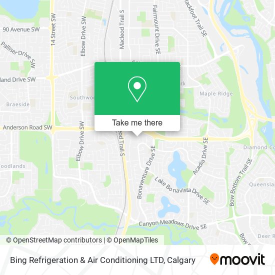 Bing Refrigeration & Air Conditioning LTD map