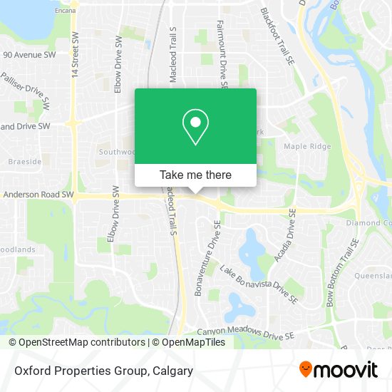 Oxford Properties Group map