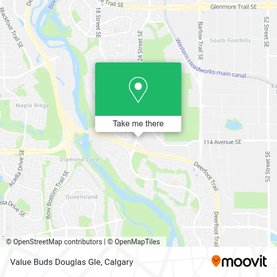 Value Buds Douglas Gle map