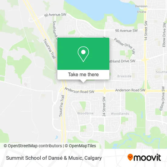 Summit School of Dansé & Music map