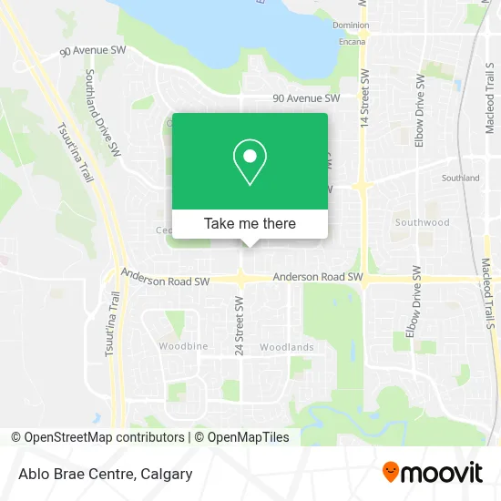 Ablo Brae Centre map