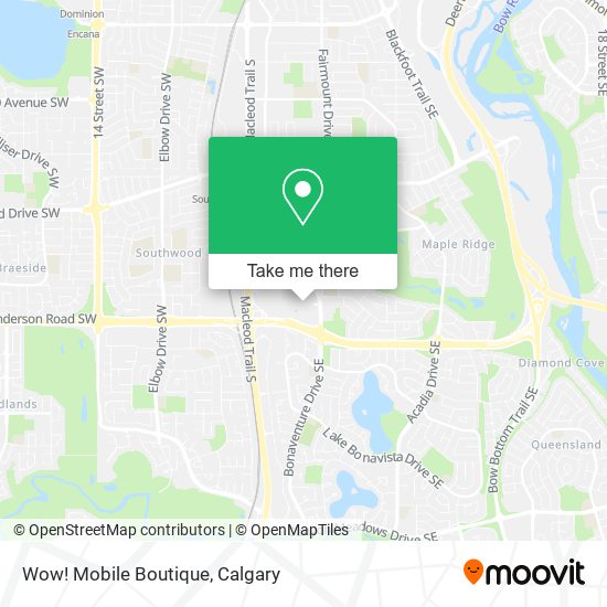Wow! Mobile Boutique map