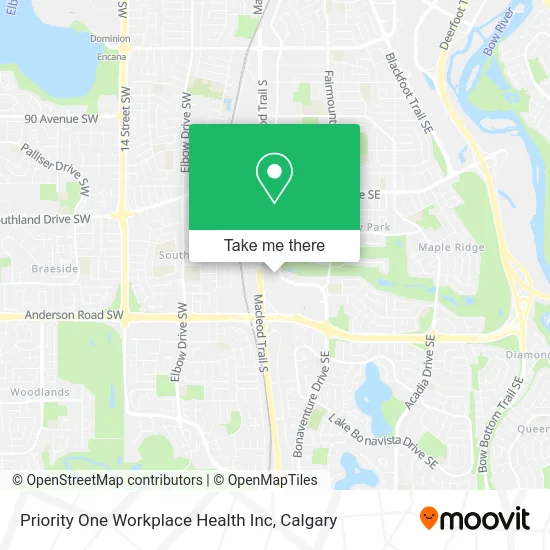 Priority One Workplace Health Inc map