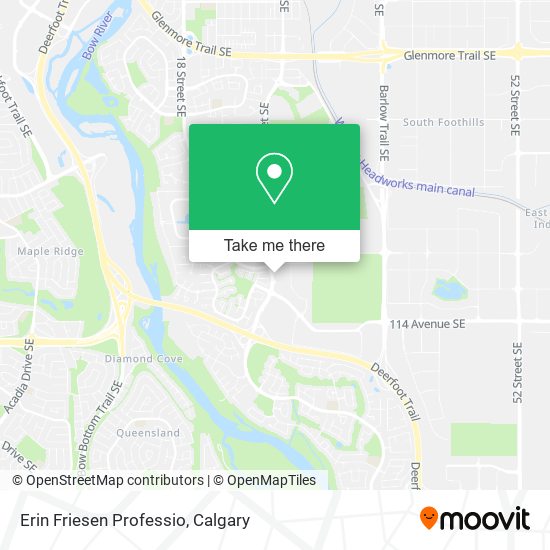 Erin Friesen Professio map