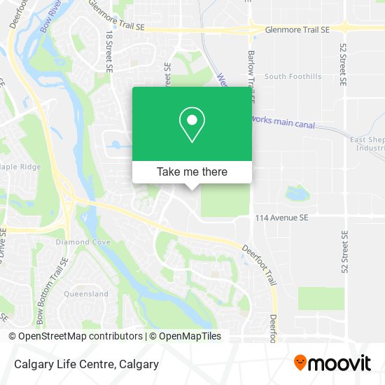 Calgary Life Centre map