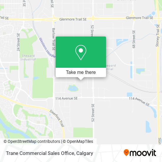 Trane Commercial Sales Office map