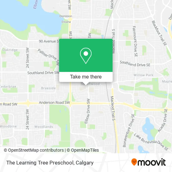 The Learning Tree Preschool map