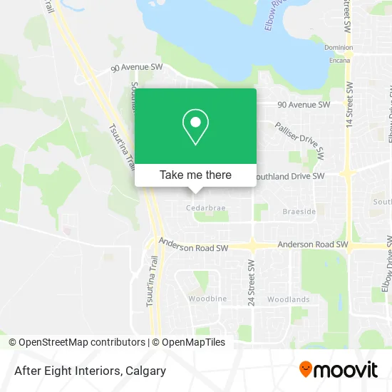 After Eight Interiors map