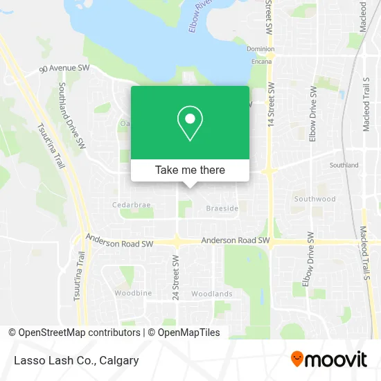 Lasso Lash Co. map