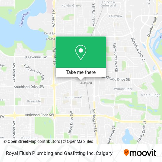 Royal Flush Plumbing and Gasfitting Inc map