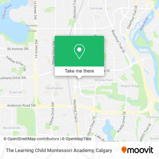The Learning Child Montessori Academy map