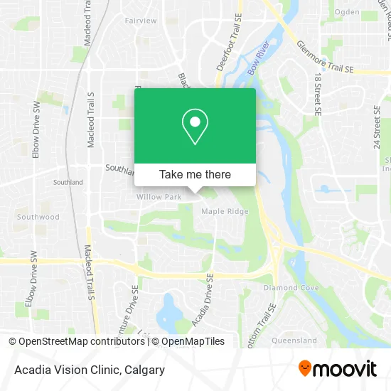 Acadia Vision Clinic map