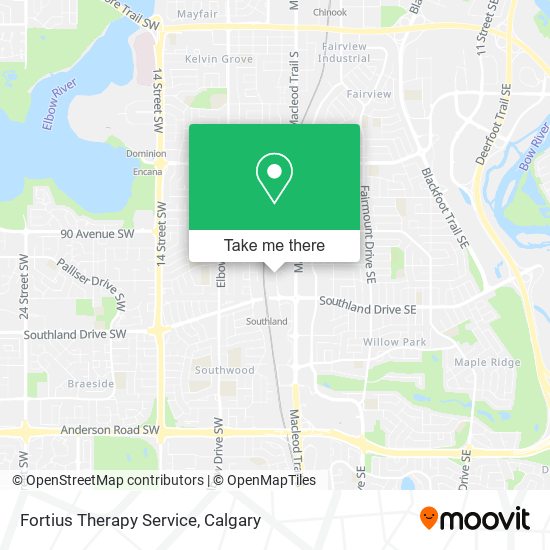 Fortius Therapy Service map