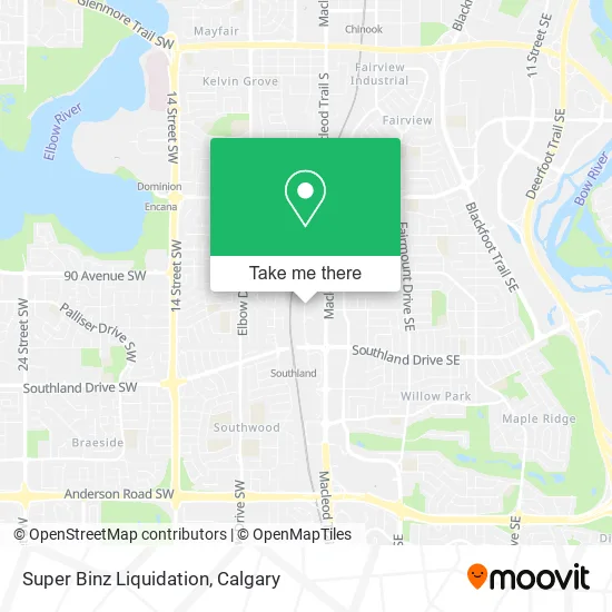 Super Binz Liquidation map