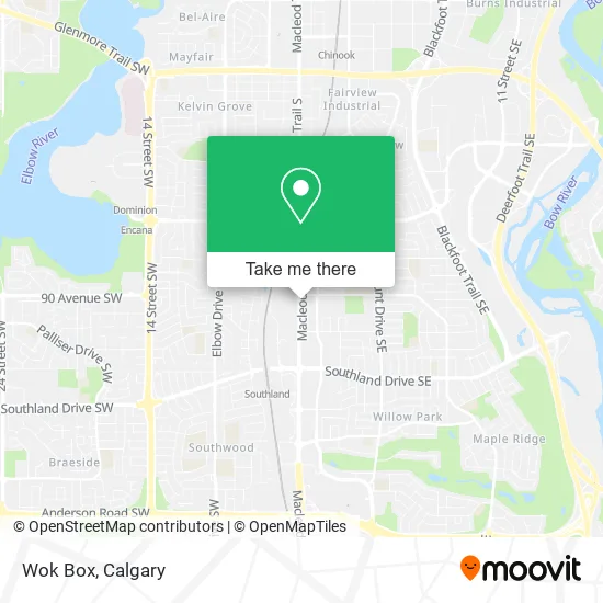 Wok Box map