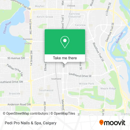 Pedi Pro Nails & Spa map