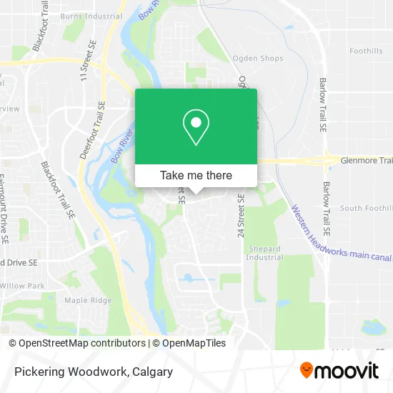 Pickering Woodwork map