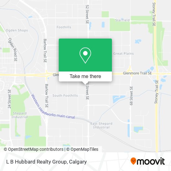 L B Hubbard Realty Group map