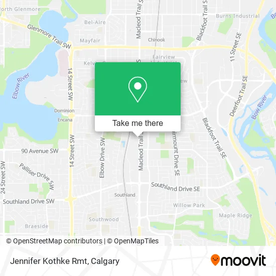 Jennifer Kothke Rmt map