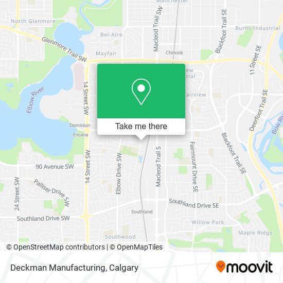 Deckman Manufacturing map