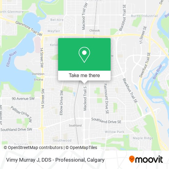 Vimy Murray J, DDS - Professional map