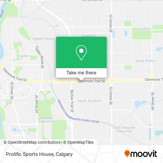 Prolific Sports House map