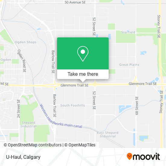 U-Haul map