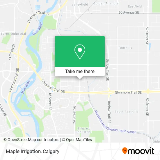 Maple Irrigation map
