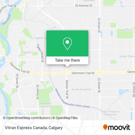 Vitran Express Canada map